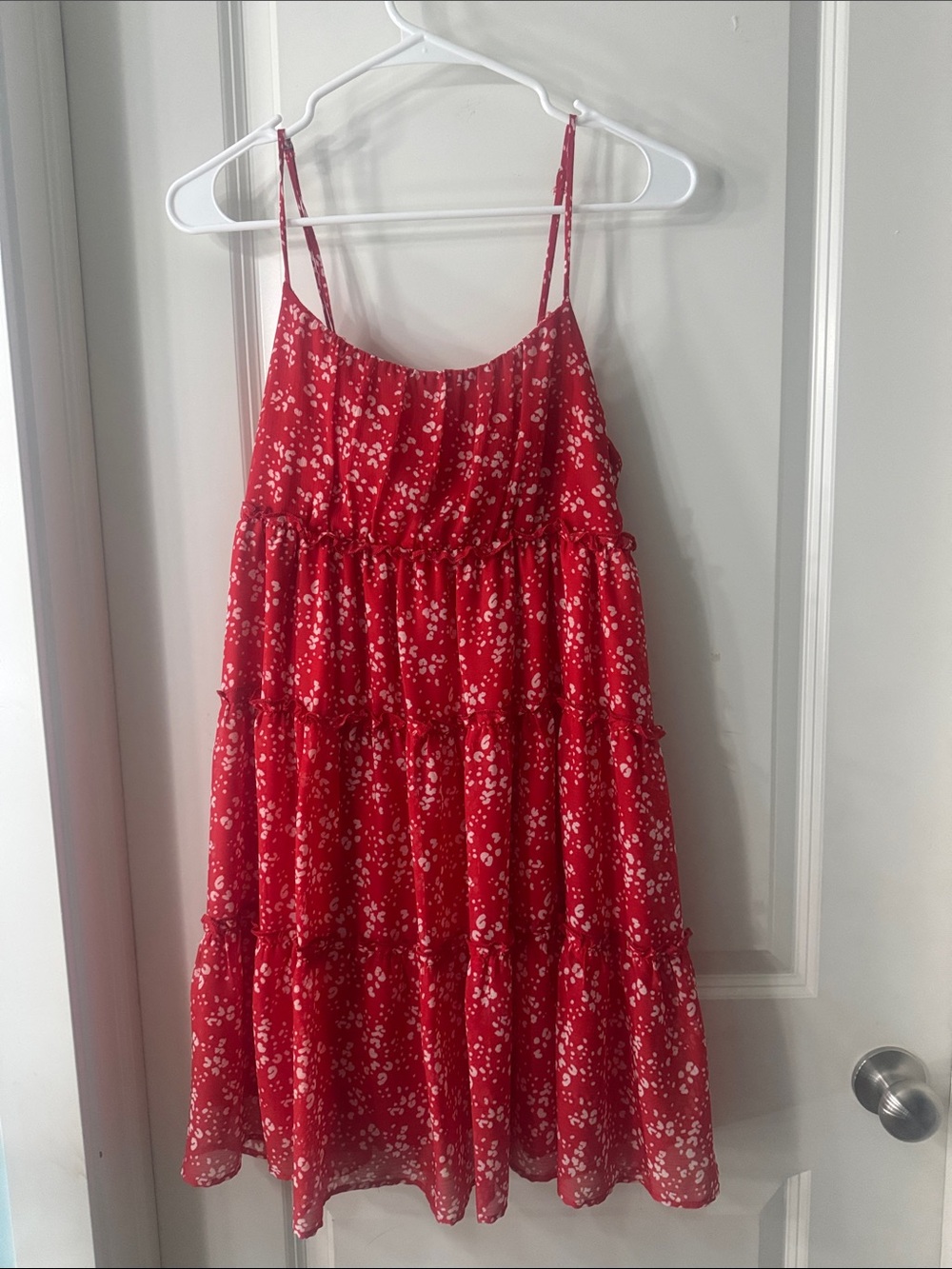 Red patterned Sundress